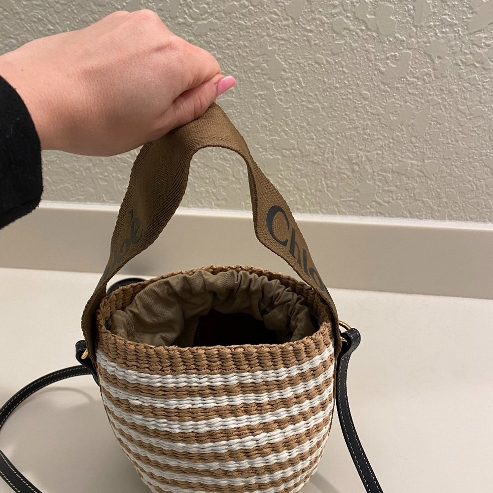Chloe Woven Bucket Bag